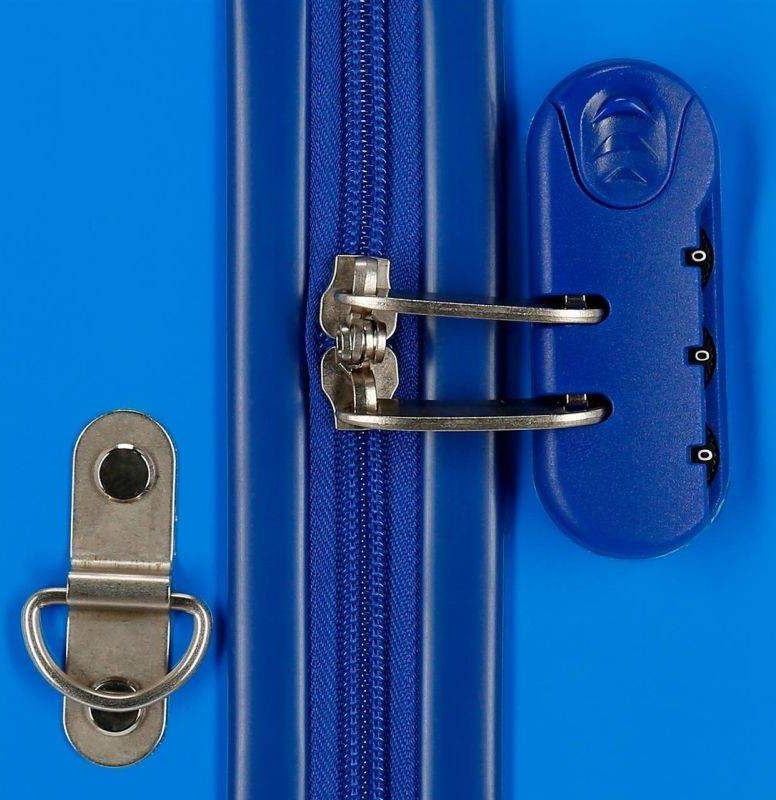 JOUMMABAGS Dětský kufřík na kolečkách Mickey Lets Roll blue MAXI ABS plast, 50x38x20 cm, 34 l - obrázek 6