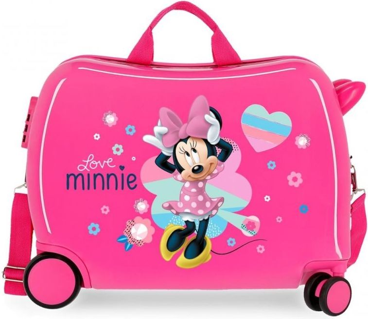 JOUMMABAGS Dětský kufřík na kolečkách Minnie Love MAXI ABS plast, 50x38x20 cm, 34 l - obrázek 1