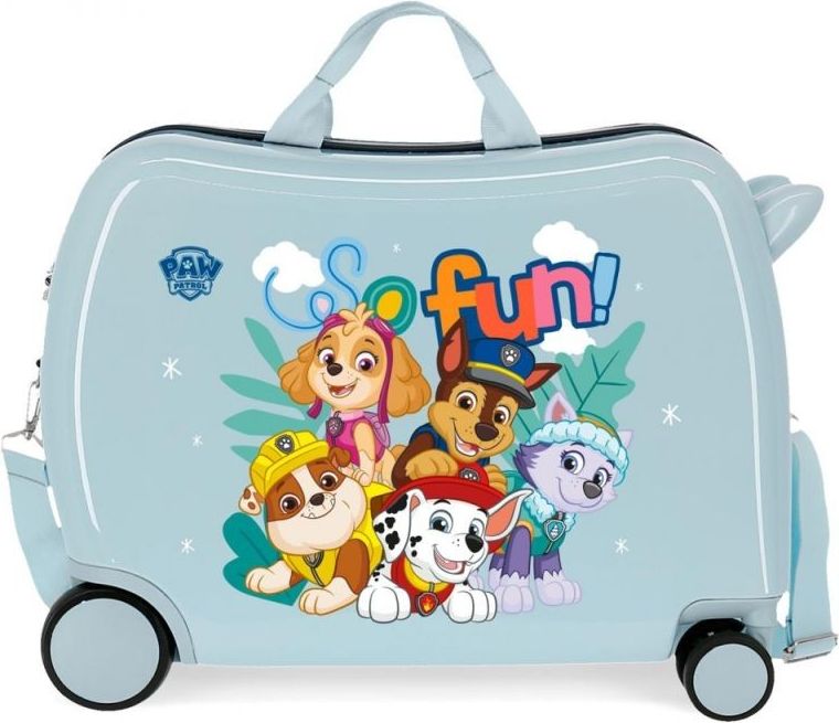JOUMMABAGS Dětský kufřík na kolečkách Paw Patrol So Fun blue MAXI ABS plast, 50x38x20 cm, 34 l - obrázek 1