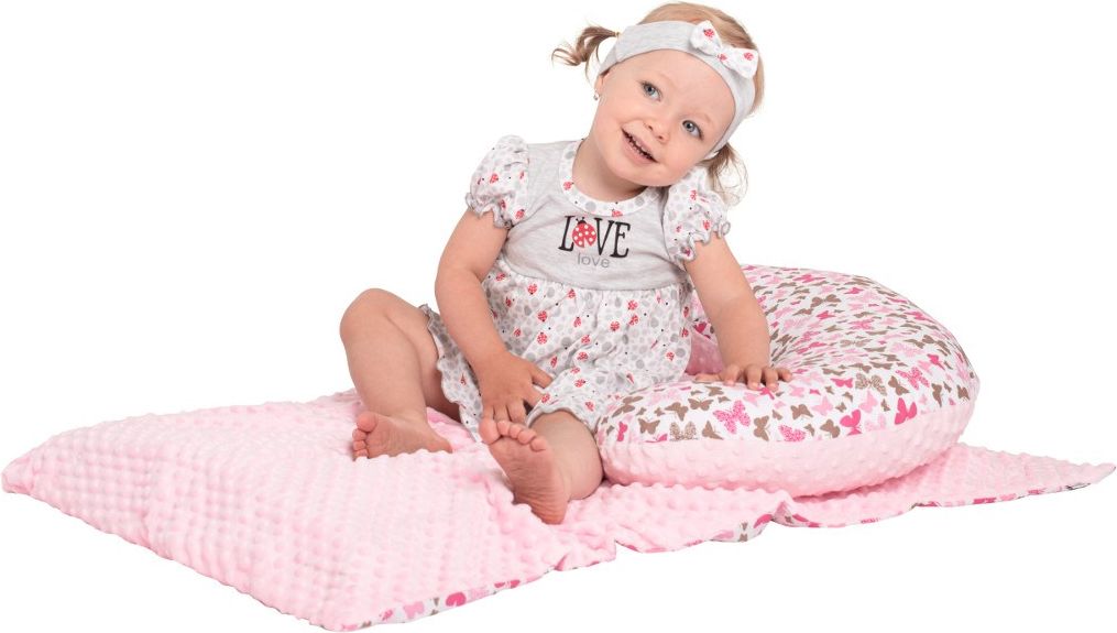 NEW BABY Dětská deka z Minky Harmony růžová Bavlna/Polyester/Antialergické vlákno 70x100 cm - obrázek 7
