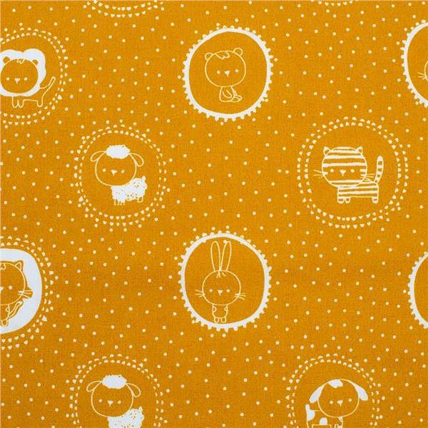 NEW BABY Klasická šněrovací zavinovačka Zvířátka hořčicová Bavlna/Polyester/Antialergické vlákno 70x70 cm - obrázek 4