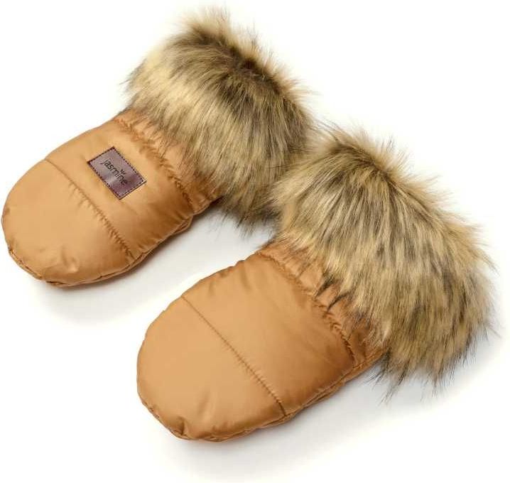 JASMINE Rukavice na kočárek - Karamel - obrázek 1