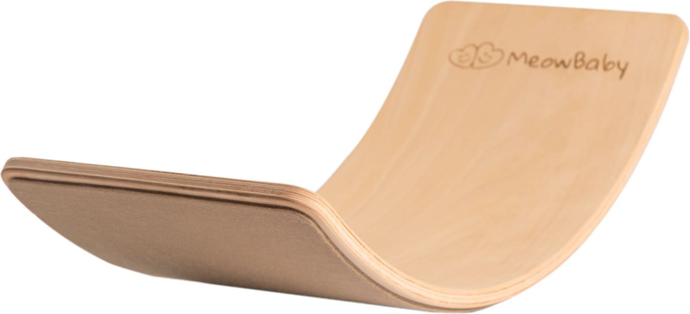 Houpačka Montessori Balance Board pro děti Scandi béžová - obrázek 1