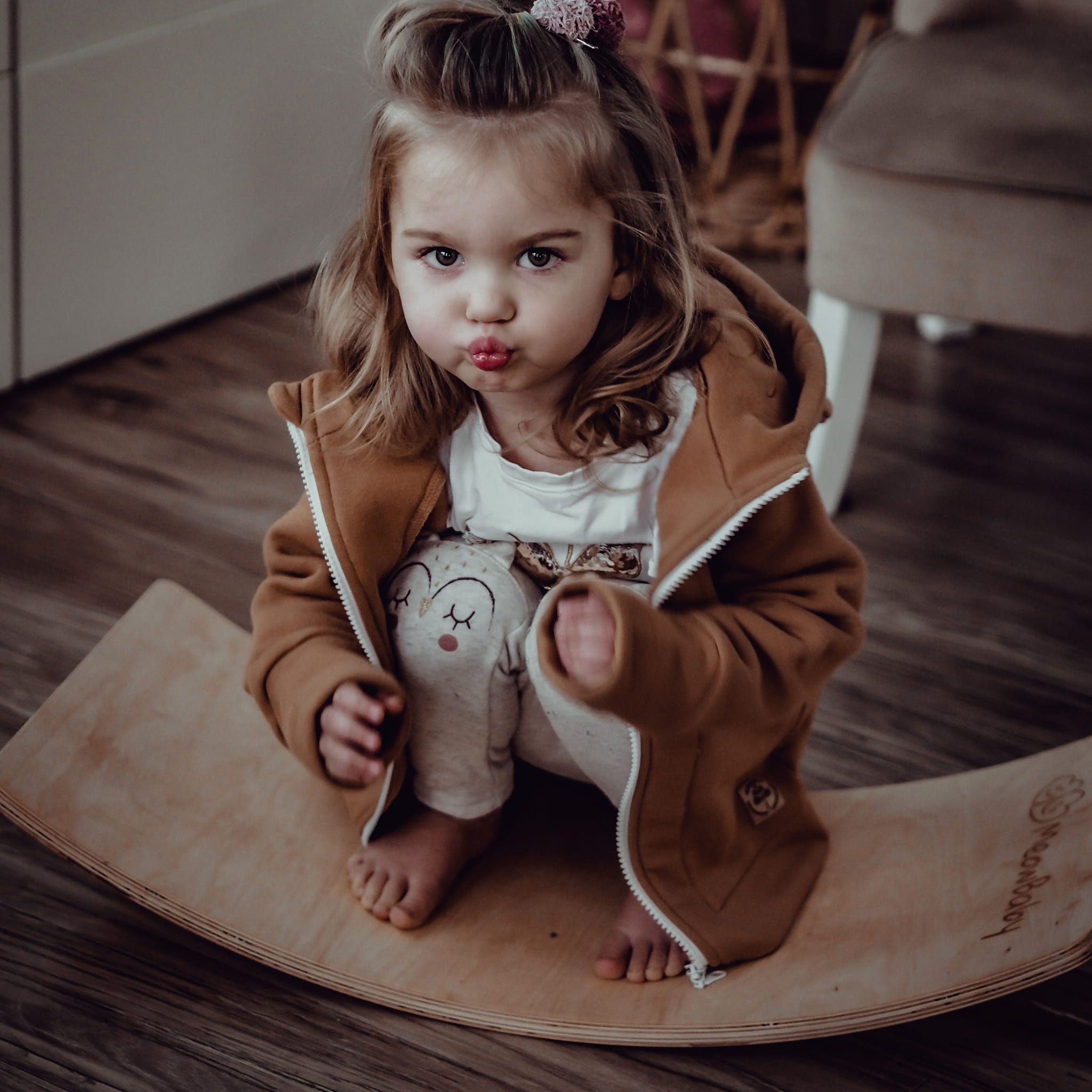 Houpačka Montessori Balance Board pro děti Scandi - obrázek 2