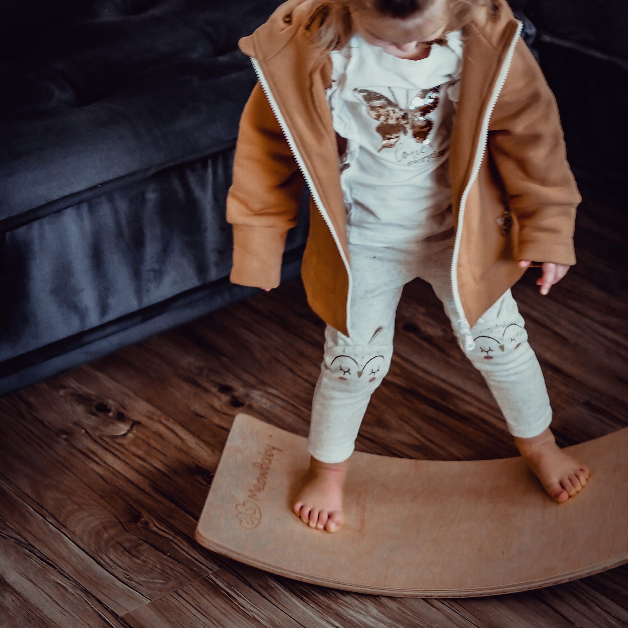 Houpačka Montessori Balance Board pro děti Scandi - obrázek 4