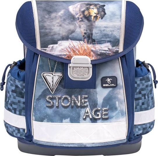 Školní aktovka Stone Age 3 dílný set Belmil - obrázek 3
