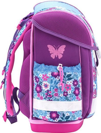 Školní aktovka Motýl Jeans Butterfly 3 dílný set Belmil - obrázek 5