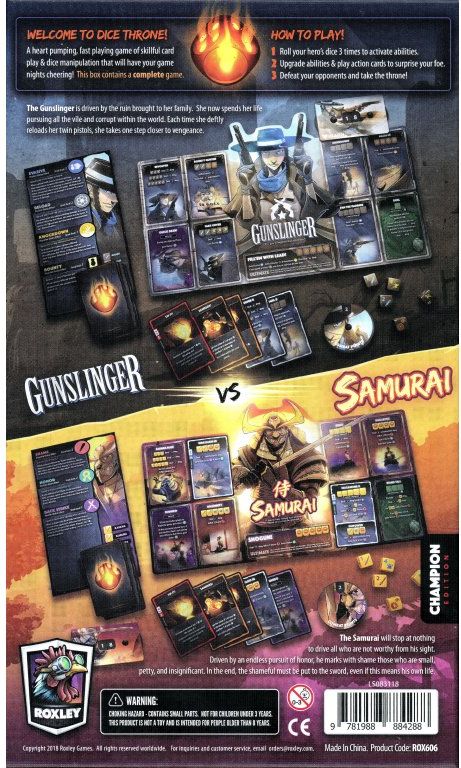 Roxley Games Dice Throne: Season Two - Gunslinger vs Samurai - obrázek 2