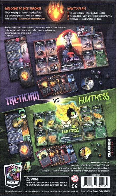 Roxley Games Dice Throne: Season Two - Tactician vs Huntress - obrázek 2