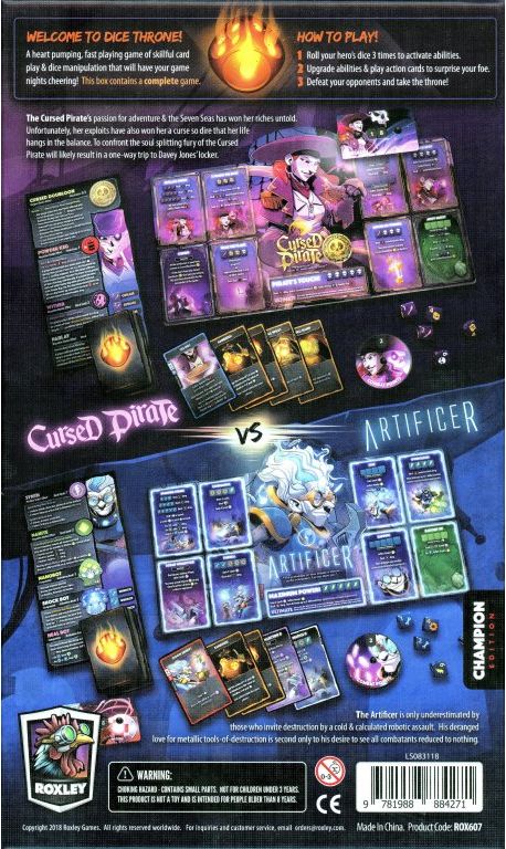 Roxley Games Dice Throne: Season Two - Cursed Pirate vs Artificer - obrázek 2
