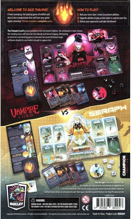 Roxley Games Dice Throne: Season Two - Seraph vs Vampire Lord - obrázek 2