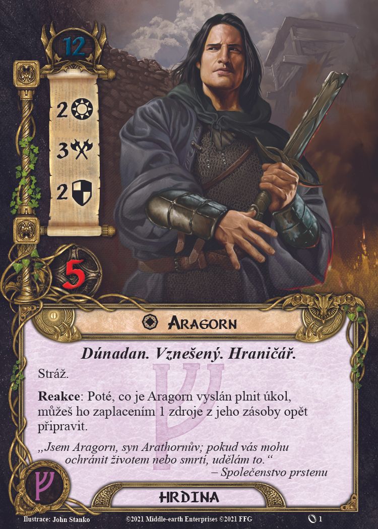 ADC Blackfire CZ Pán prstenů LCG - revidovaný Core Set - obrázek 3