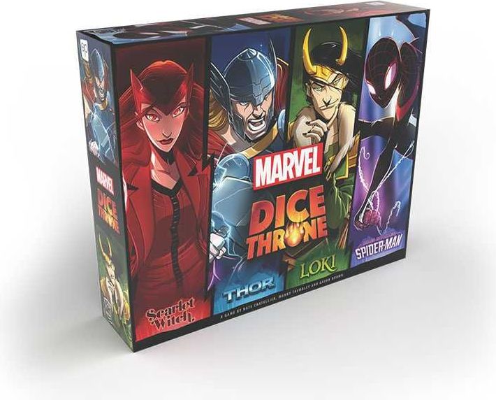 USAopoly Dice Throne Marvel 4-Hero Box (Scarlet Witch, Thor, Loki, Spider-Man) - obrázek 1