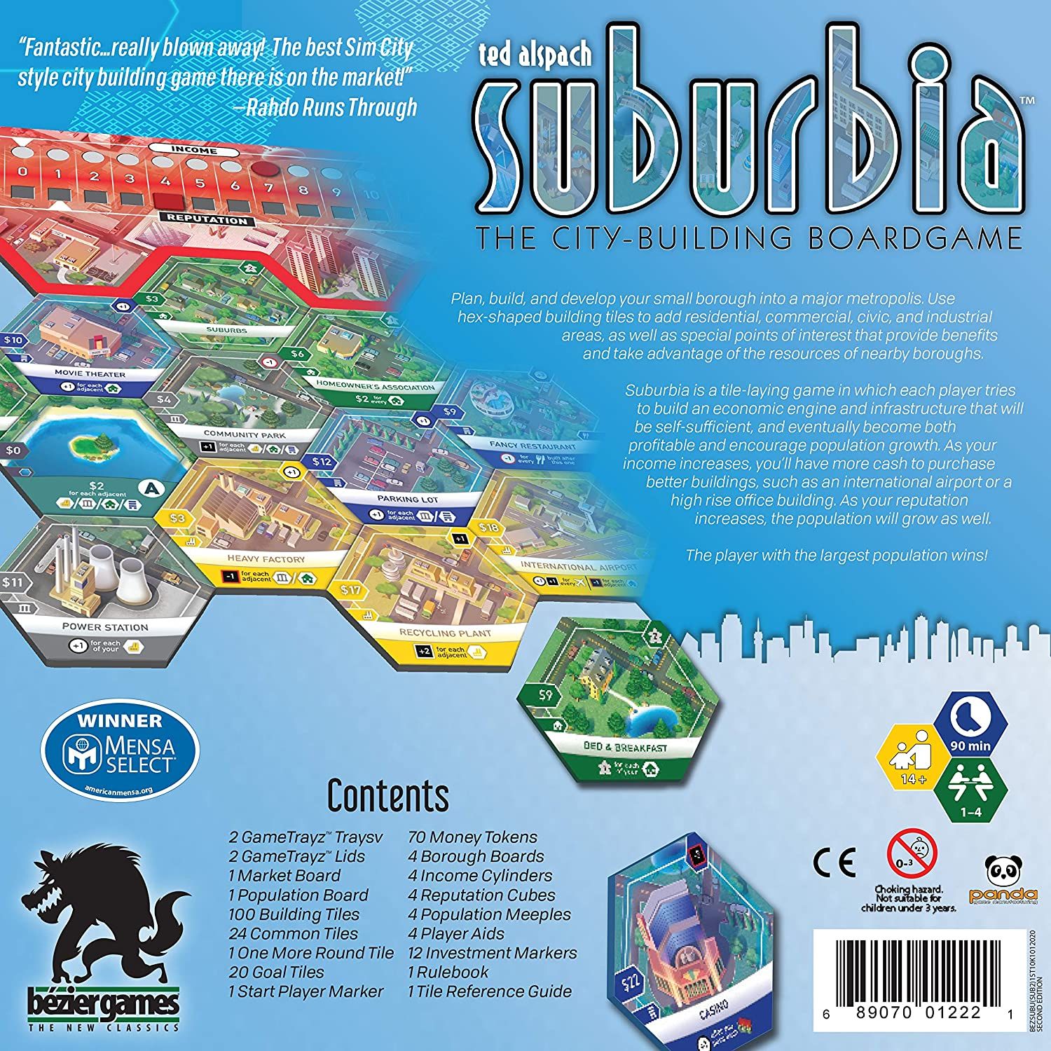 Bézier Games Suburbia 2nd Edition - EN - obrázek 6