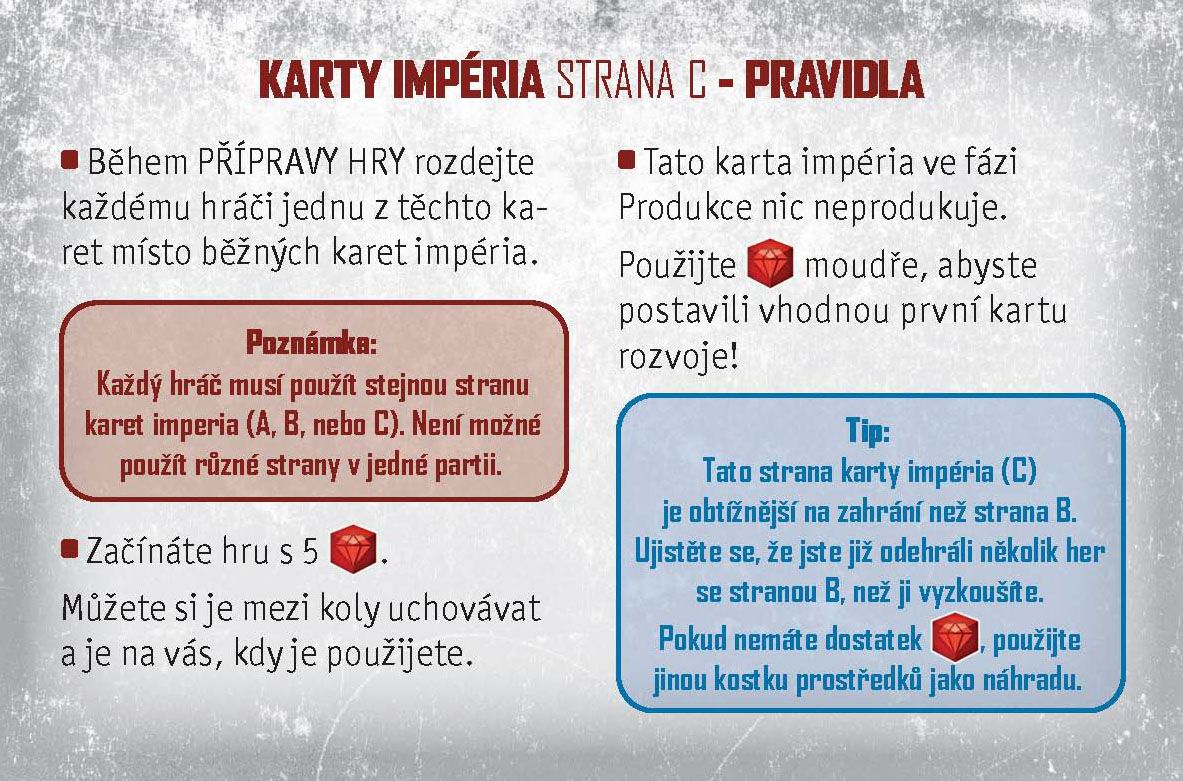 Svět divů / It's a Wonderful World - Karty impérií strana C - obrázek 2