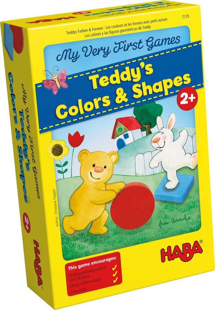 Haba Moje první hra pro děti Teddyho barvy a tvary - obrázek 1