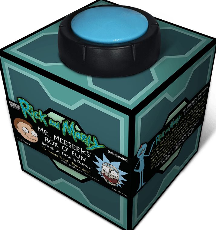 Cryptozoic Entertainment Mr. Meeseeks' Box O' Fun: The Rick and Morty Dice & Dares Game - obrázek 1