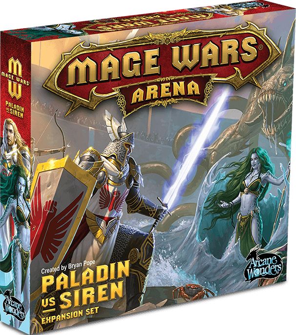 Arcane Wonders Mage Wars Arena: Paladin vs Siren Expansion Set - obrázek 1