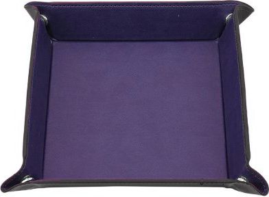 TLAMA games Dice Tray - Tác na kostky, koženka (skládací) Barva: Červená - obrázek 7