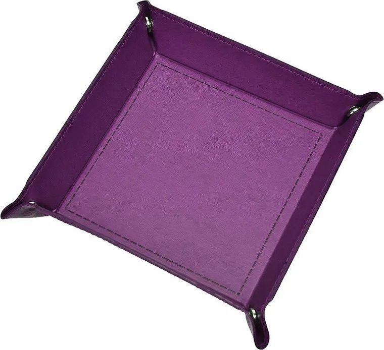 TLAMA games Dice Tray - Tác na kostky, koženka (skládací) Barva: Červená - obrázek 11