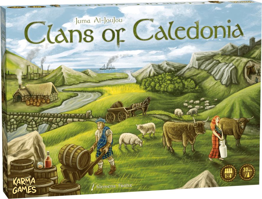 TLAMA games Clans of Caledonia CZ/EN/DE - obrázek 1