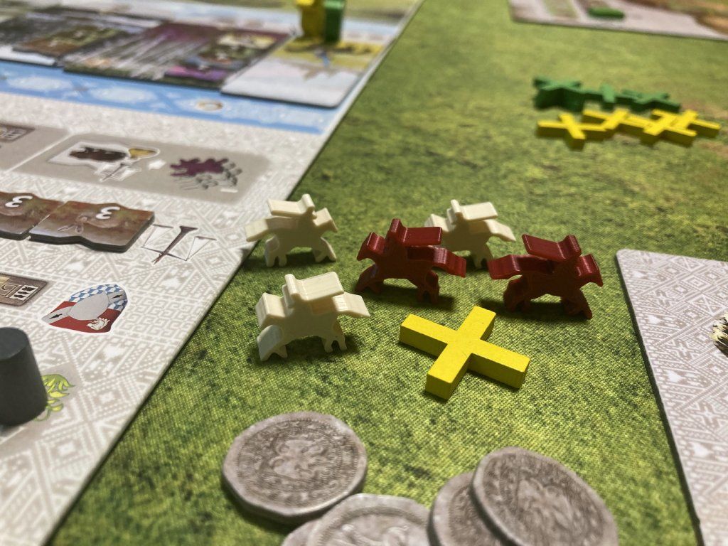 TLAMA games Stroganov - sada žetonů koní - obrázek 3