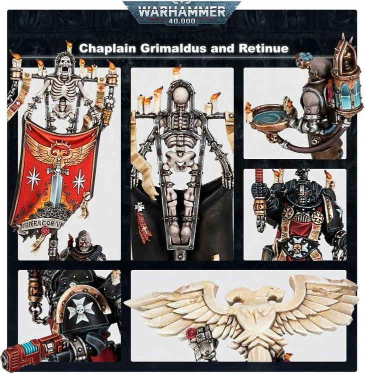 Games Workshop Black Templars: Grimaldus & Retinue - obrázek 2
