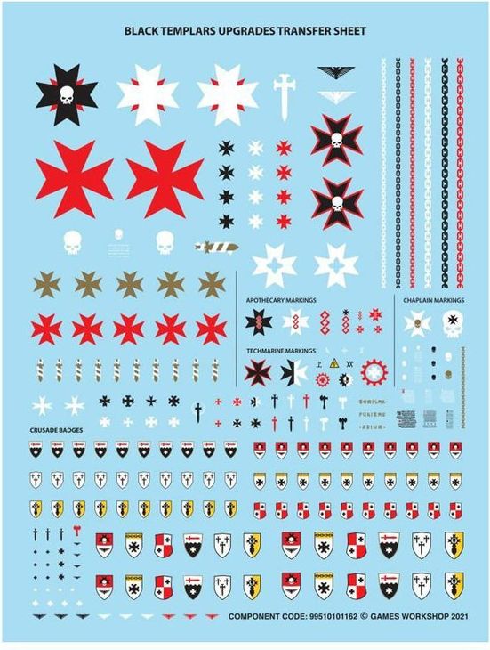 Games Workshop Black Templars: Upgrades and Transfers - obrázek 3