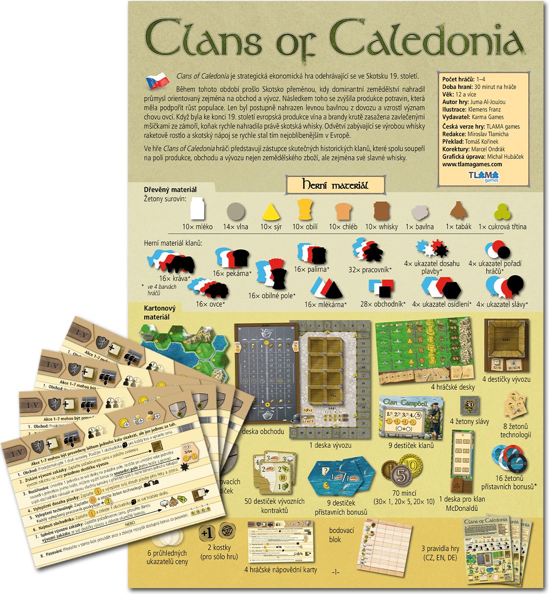 TLAMA games Čeština pro Clans of Caledonia - obrázek 1