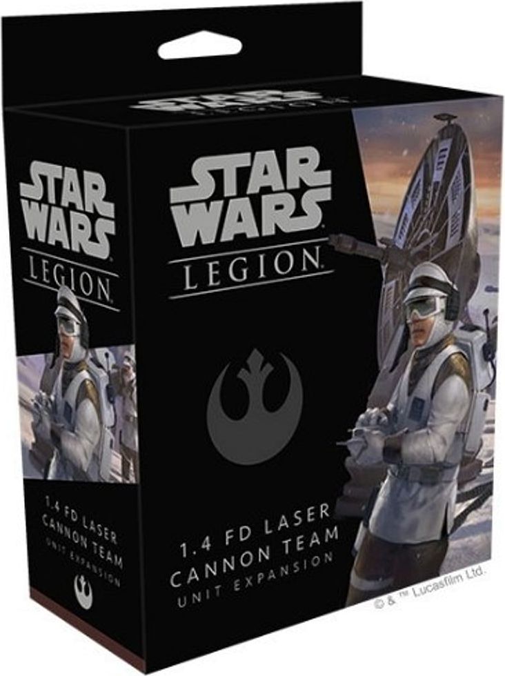 Fantasy Flight Games Star Wars Legion - 1.4 FD Laser Cannon Team Expansion - obrázek 1