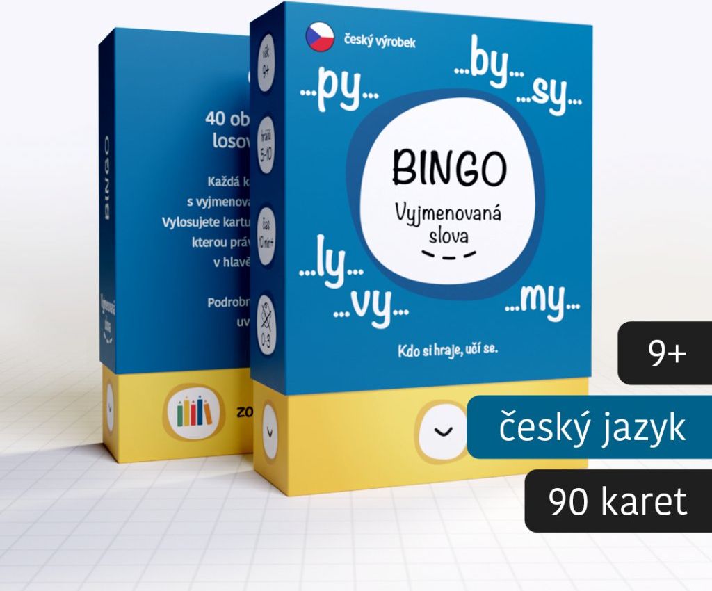 Zodpovědná výuka Bingo: Vyjmenovaná slova - obrázek 1