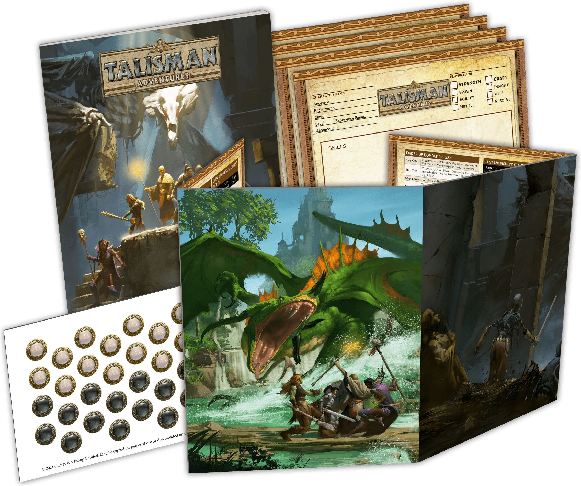 Pegasus Spiele Talisman Adventures RPG Game Master's Kit - EN - obrázek 2