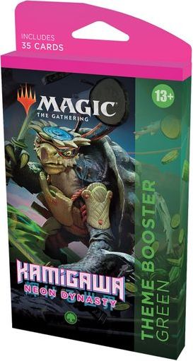 Wizards of the Coast Magic The Gathering: Kamigawa Neon Dynasty Theme Booster Barva: Zelená - obrázek 1