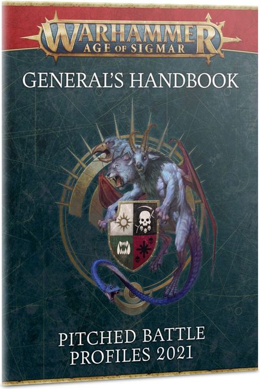 Games Workshop Warhammer Age of Sigmar: General's Handbook Pitched Battles 2021 and Pitched Battle Profiles - obrázek 1