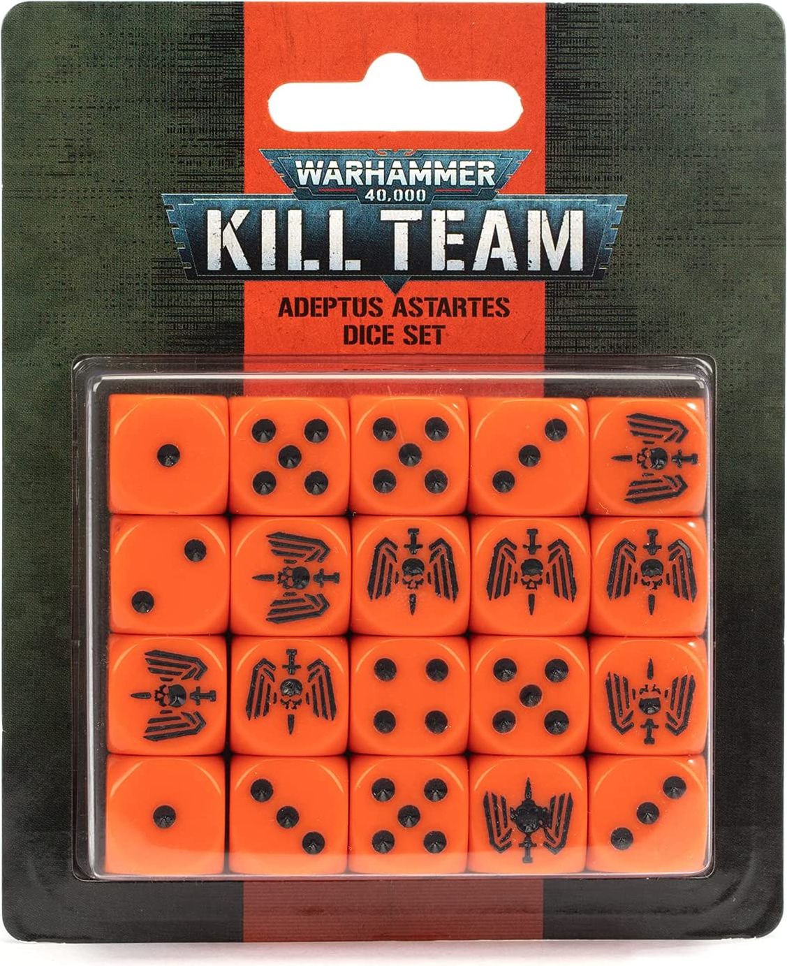 Games Workshop Kill Team Adeptus Astartes Dice Set Black (Warhammer 40k) - obrázek 1