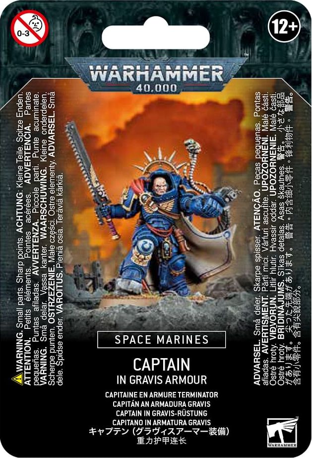 Games Workshop Space Marines Captain in Gravis Armour (Warhammer 40000) - obrázek 1