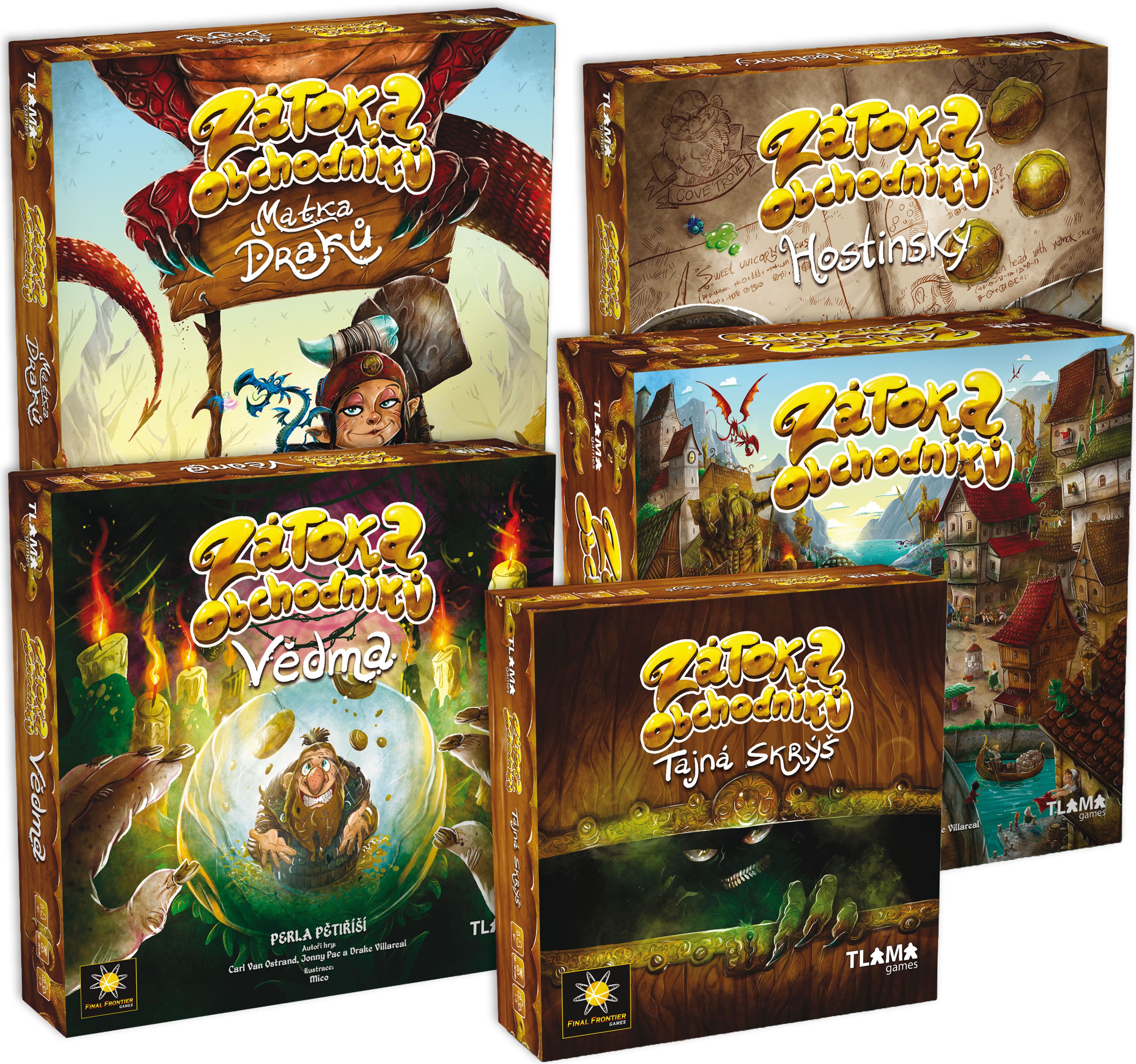 TLAMA games Zátoka Obchodníků komplet - obrázek 1