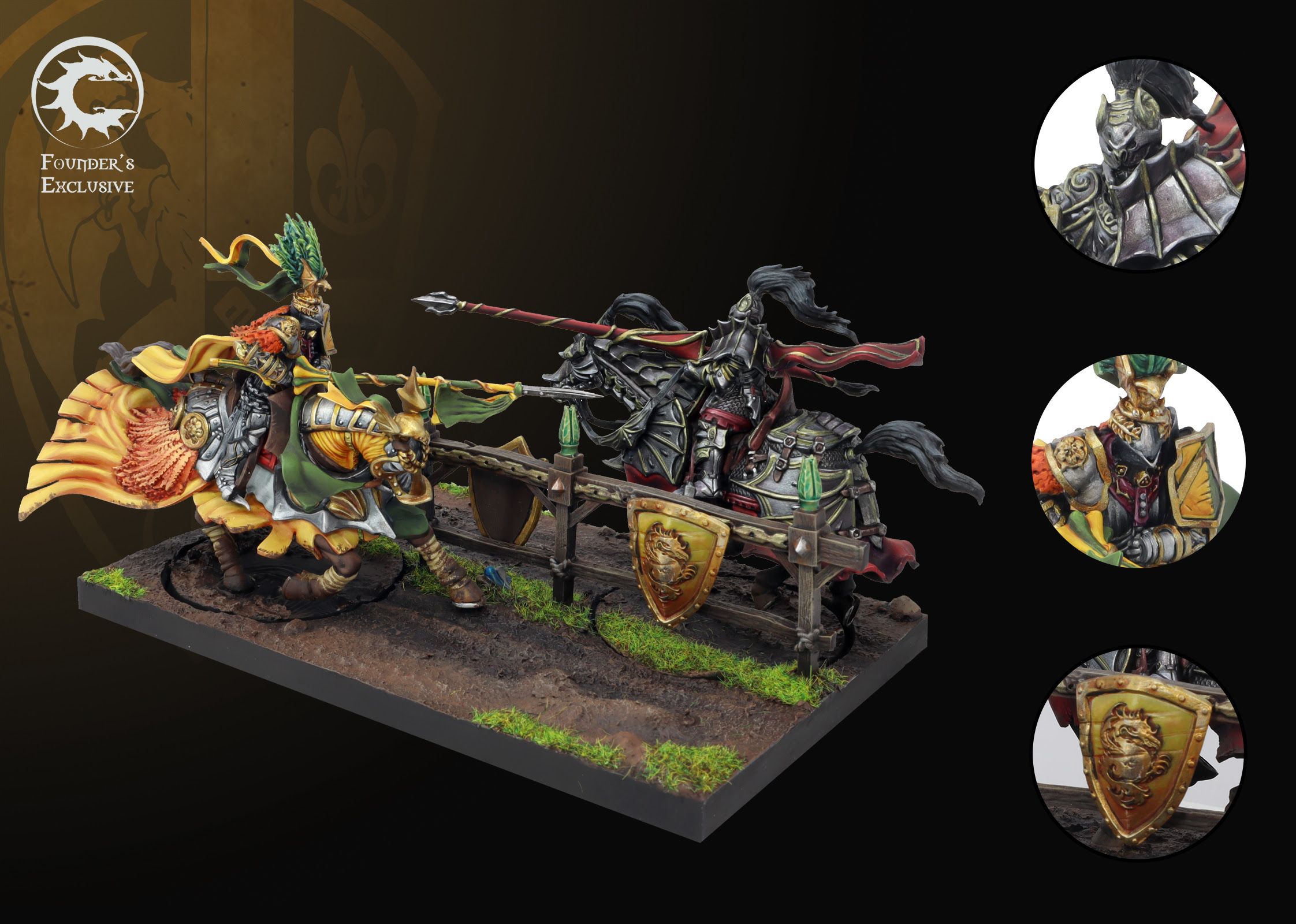 Para Bellum Wargames Conquest Hundred Kingdoms: Founder's Exclusive 2021 The Joust - obrázek 1