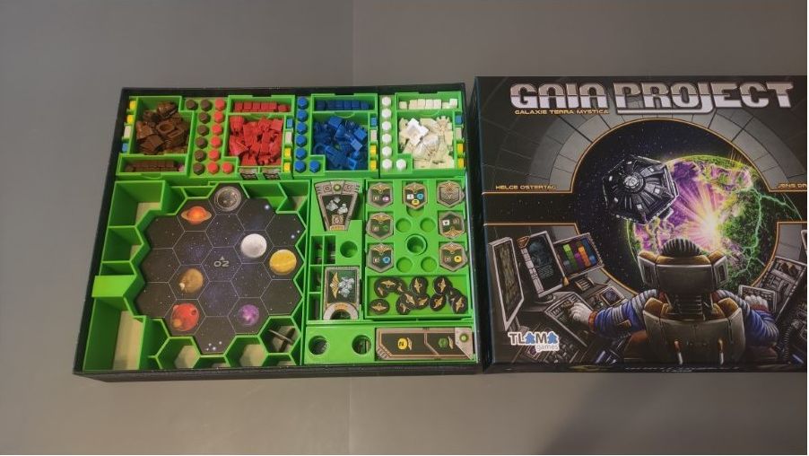 inserty.cz Gaia Project: Galaxie Terra Mystica - Insert (černý) - obrázek 1