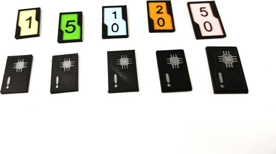 TLAMA games Za Hranou: plastové žetony informací - obrázek 2