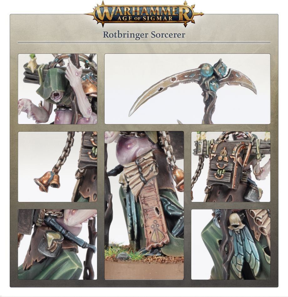 Games Workshop Warhammer Age of Sigmar: Rotbringer Sorcerer - obrázek 2