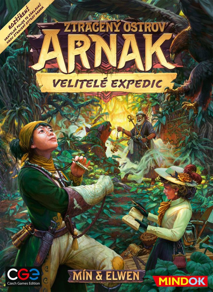Mindok Ztracený ostrov Arnak: Velitelé expedic + 3 promo karty - obrázek 1