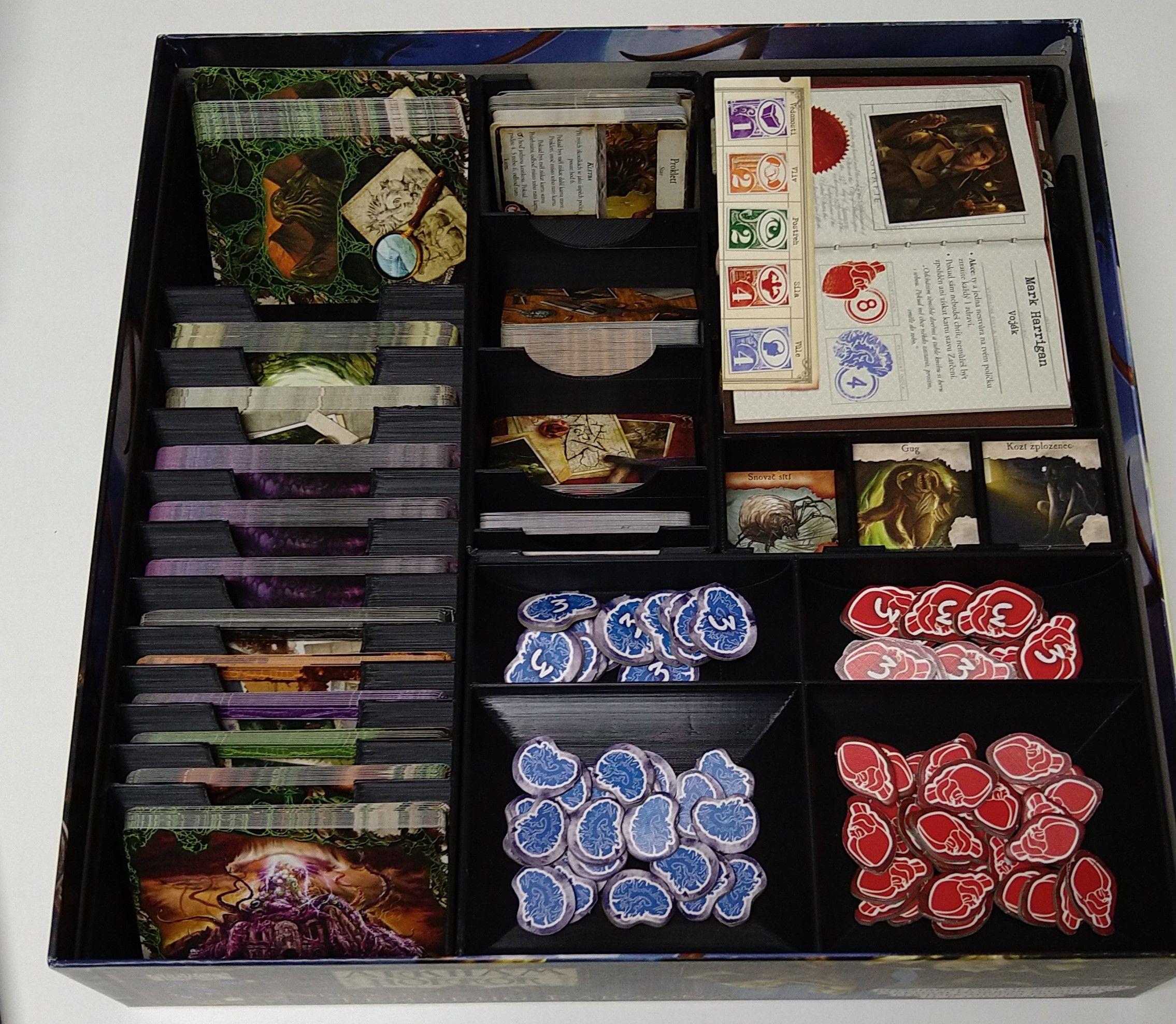 3D tisk Podřipsko Eldritch Horror Insert (černý) - obrázek 1