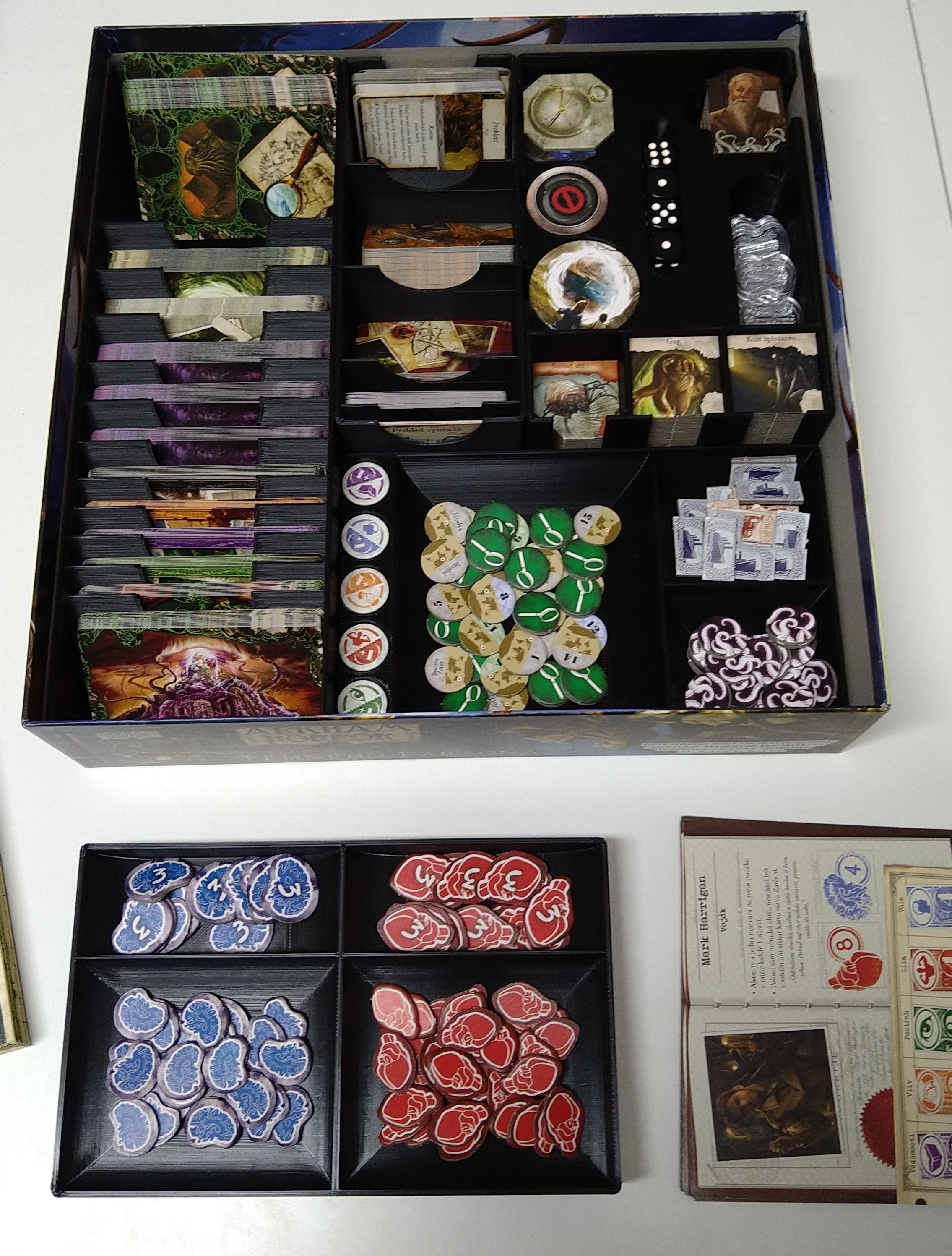 3D tisk Podřipsko Eldritch Horror Insert (černý) - obrázek 2
