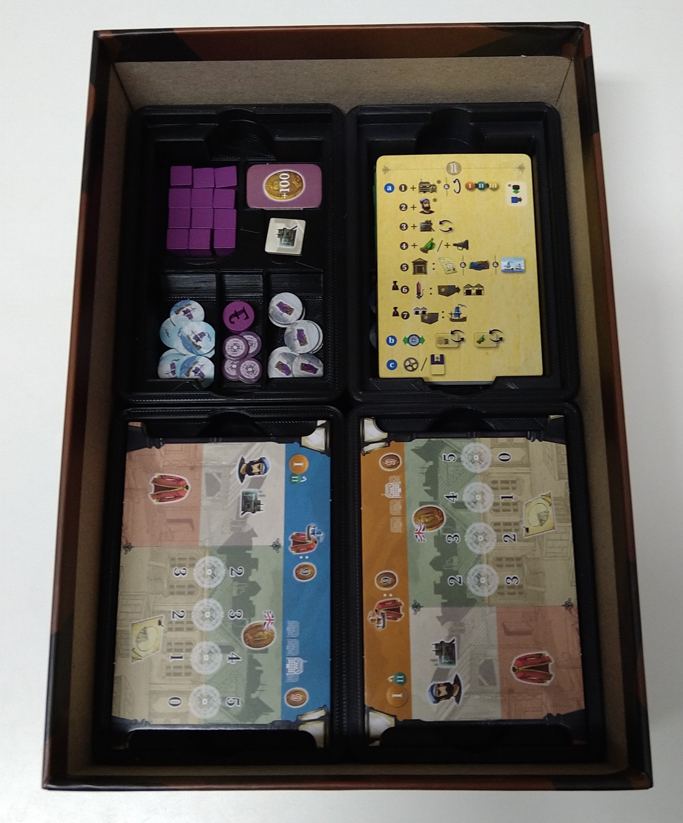 3D tisk Podřipsko Arkwright: Karetní hra Insert (černý) - obrázek 2
