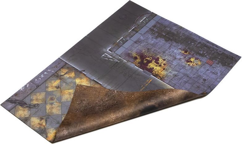 Gamemat.eu Oboustranné herní podložky pro Kill Team (76 x 56 cm/ 22x30) - různé motivy Varianta: Hell on Earth and Swamp - obrázek 3