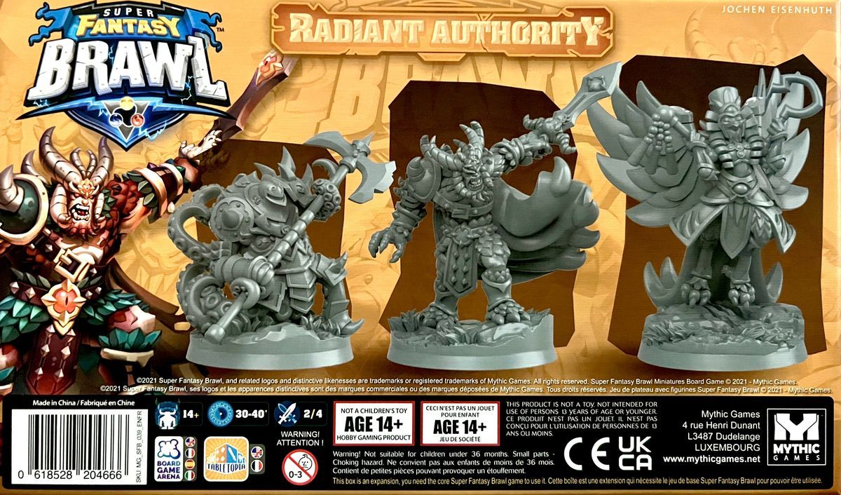 Mythic Games Super Fantasy Brawl - Radiant Authority Expansion - obrázek 2