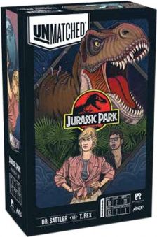 Restoration Games Unmatched Jurassic Park Sattler vs T Rex - EN - obrázek 1