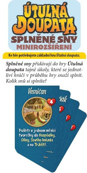 BoardBros Útulná doupata: Minirozšíření Splněné sny + Šikulové - obrázek 3
