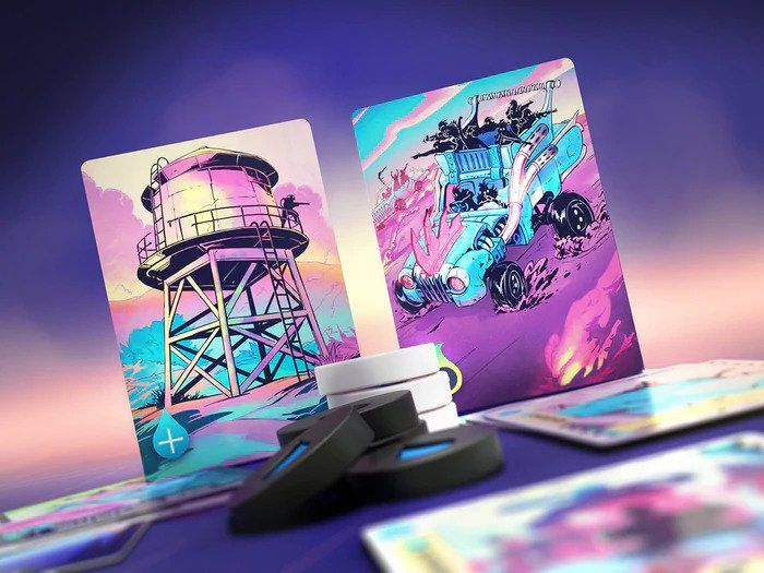 TLAMA games Radlands - set akrylátových žetonů vody - obrázek 2